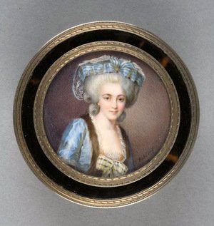 Fryderyk Dubois. The portrait of Marija Teresė Tiškevičienė, 1785. National Museum of Krakow, Poland