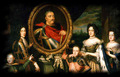 H. Gascar. „Jono Sobieskio apoteozė šeimos rate“. 1691 m. Vavelio pilis, Krokuva, Lenkija