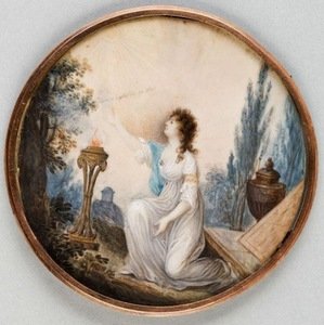 J. Kosinskis. „Izabelė Čartoriska, įkūnijanti Sibilę“, 1800 m. Nacionalinis muziejus, Krokuva, Lenkija