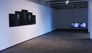 From J. Pociūtė's solo exhibition The scale of the wave, Pamėnkalnio gallery, Vilnius, 2016.