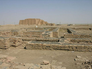 Ruins of the Ur palace complex, Iraq