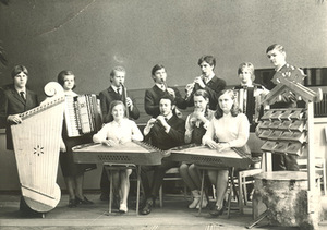 Kaune, Juozo Gruodžio muzikos aukštesniojoje  mokykloje, 1971 m. Asmeninio archyvo nuotr.