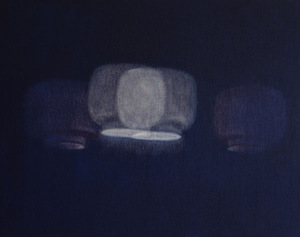 Rosanda Sorakaitė. "Vespertine." Oil on canvas, 80 x 100 cm. 2013