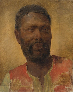 V. Neveravičius, “Portrait of a Negro”, 1846 m., Lithuanian Museum of Art