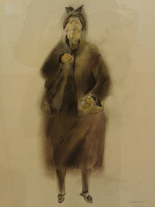 Costume sketch for Georges Bizet's opera Carmen, 1996