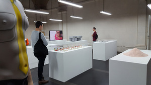 Simon Fujiwara, fragments of The Happy Museum installation, 2016