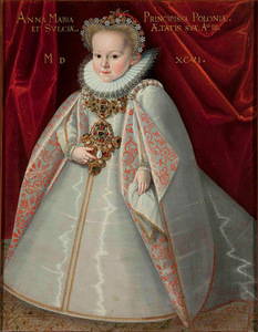 M. Kober. "Portrait of Anna Maria Vazaitė", 1596, Las Descalzas Reales monastery, Madrid, Spain