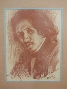 Leon Bakst. F. A. Maliavin's portrait. 1899