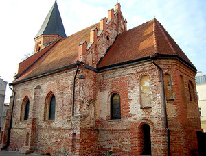 Šv. Gertrūdos bažnyčia nuo J. Gruodžio gatvės