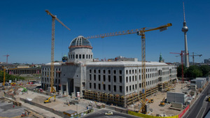 The restoration of Berlin City Palace, 2016, Germany.