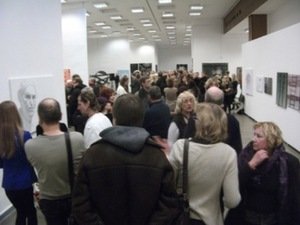 A large crowd at the winner award evening of 'The Best Arwork of the Year 2011'