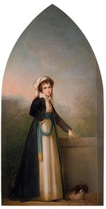 M. Kosvey. „Kunigaikštienės Izabelės Čartoriskos portretas“, 1790 m., Čartoriskių muziejus, Krokuva, Lenkija