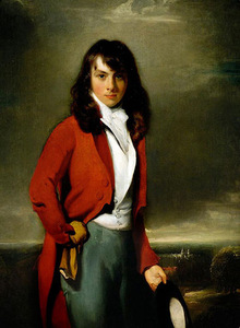 Thomas Lawrence. "Portrait of Arthur Atherley as an Etonian" 1791. Los Angeles district art museum, USA.