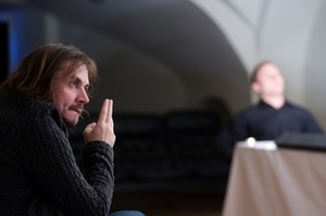 Rehearsal. Director Oskaras Koršunovas.
