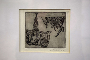 Illustration of Edmundas Saladžius for Lorca poems. 1968