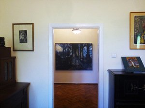 P. Lincevičius' exhibition-project Land at the Vincas Mykolaitis-Putinas Memorial Museum. Author's photograph.