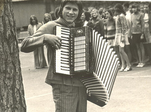 F. Latėnas in Zarasai, 1969. Photo from the personal archive.
