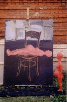 I DREAM OF GAUGUIN GIRLS, 1997, 160 × 110, canvas, oil, acrylic paint, wood.