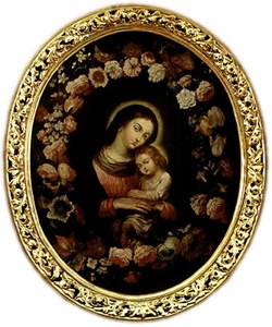 Gražioji Meilės Motina su Kūdikiu, Kauno Švč. M. Marijos Apsilankymo pas Elžbietą bažnyčia, Pažaislio vienuolynas.