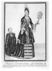 R. Bonartas. „Teresės Korvin-Gosievskytės-Sluškienės portretas“, 1695 m. Nacionalinė Lenkijos biblioteka