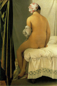 Jean-Auguste-Dominique Ingres, “The Valpinçon Bather”, 1808, Louvre, Paris