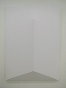 "Introspection". Frame, canvas, acrylic paint, 190 x 140 x 30 cm, 2012. Photo by P. Ramanauskas