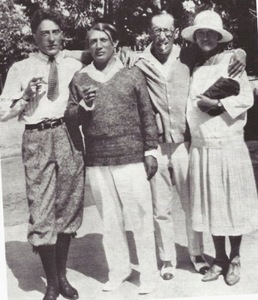  J. Cocteau, P.Picasso, I.Stravinsky ir O.Koklova, 1926