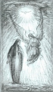 V. Kašinskas. 'Arch. Gabriel Announces to Mary'. 2007.