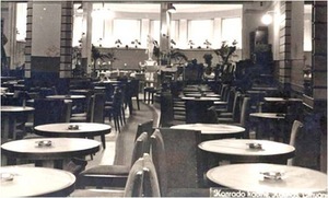 Konrado cafe's interior in the interwar period. Photo from grazitumano.lt