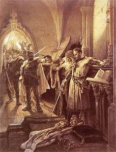 E. M. Andriolis. „Konrado Valenrodo mirtis“, 1891 m.