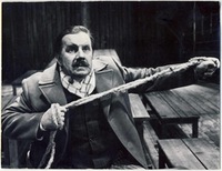 Antanas Žėkas - Laučka. From the play The Dreadful Night, 1988. Photo from the Kaunas State Drama Theatre archive