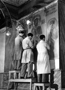 Sofijos soboro mozaikų restauravimas, 1931 m., Stambulas, Turkija