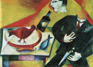 M. Chagallas. „Girtuoklis“