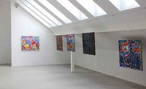 A. Vilpišausko paroda galerijoje „Meno parkas“, Kaune.  „Meno parko“ archyvo nuotr.