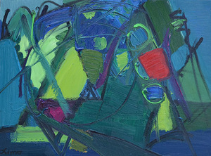 „Vasaros peizažas“, 2015 m., 60x81, dr. al.