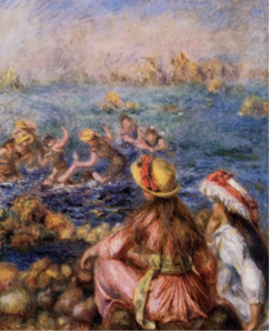 “Swimmers”, about 1892, oil, canvas