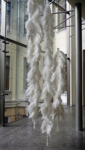 “Frost I-III“, weaving, 250-300x30-40 cm, 2006