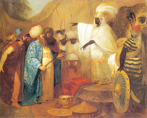 P. Smuglevičius "Persian messengers to the king of Ethiopia", 1785. Lithuanian Art Museum