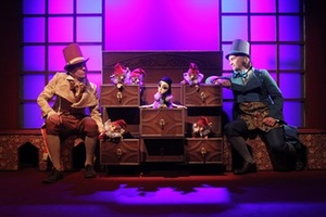 Characters of the performance of KSPT “Snow White and Seven Dwarfs”. Photo of KSPT