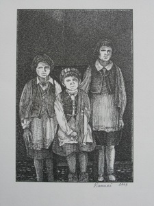 Ramunė Staškevičiūtė. From family album (28x19, paper, pen)