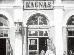 Railway station, inter-war Kaunas