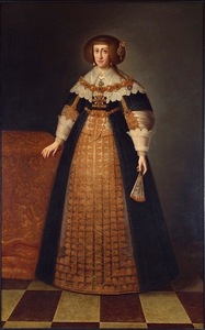 Peeter Danckers de Rij. Portrait of Cecilia Renata, 1640, National Museum in Stockholm, Sweden.