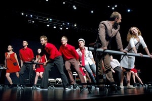 Musical "Fire Hunt and Beaters". Alytus City Theatre photo.