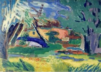 VENTĖ, 1990, 71 × 100, canvas, oil.