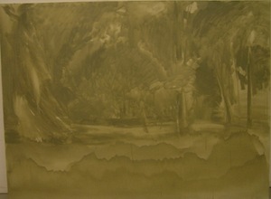 "Viena" (Laudon parkas) (linas, aliejus 150 x 200 cm, 2014)