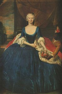 J. Wessel "Magdalena Čapskytė-Radvilienė" around 1746. National Warsaw Museum, Poland.