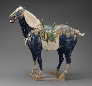 Tangų dinastijos žirgas, VIII a., Bostono meno muziejus, JAV.