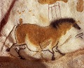 Žirgo atvaizdas priešistoriniame Lasco urve. Nuotr. N. Aujoulat, Prancūzija