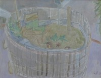 “In Kitchen-gardens”, 2010, canvas, oil, 70x90