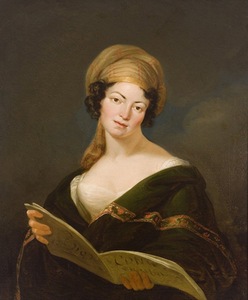 Jonas Rustemas. „Kristinos Gerhardi-Frank portretas“, 1809 m., LDM